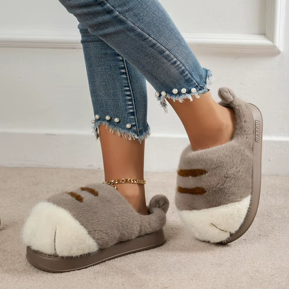 CatCuddle Plush Slippers