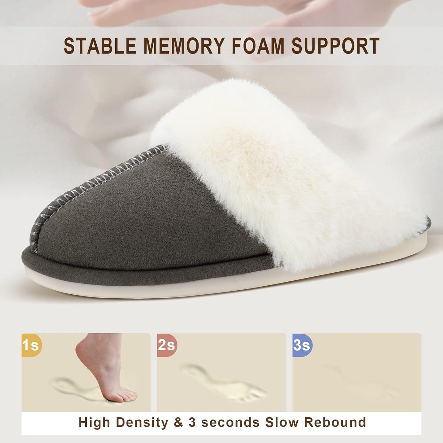 CloudSoft Memory Slippers