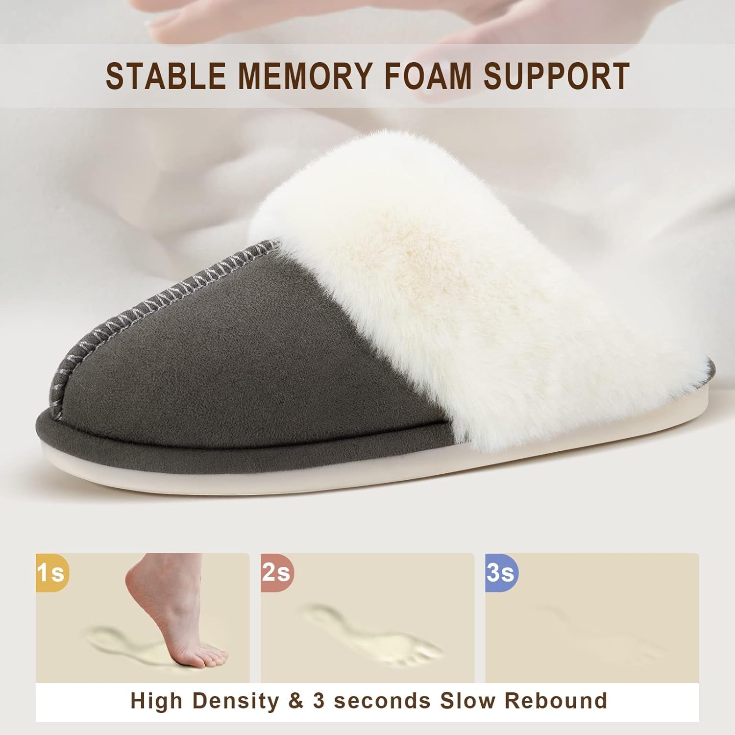 CloudSoft Memory Slippers